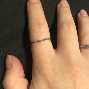 ‼️PRICE DROP‼️ Silver stacking ring